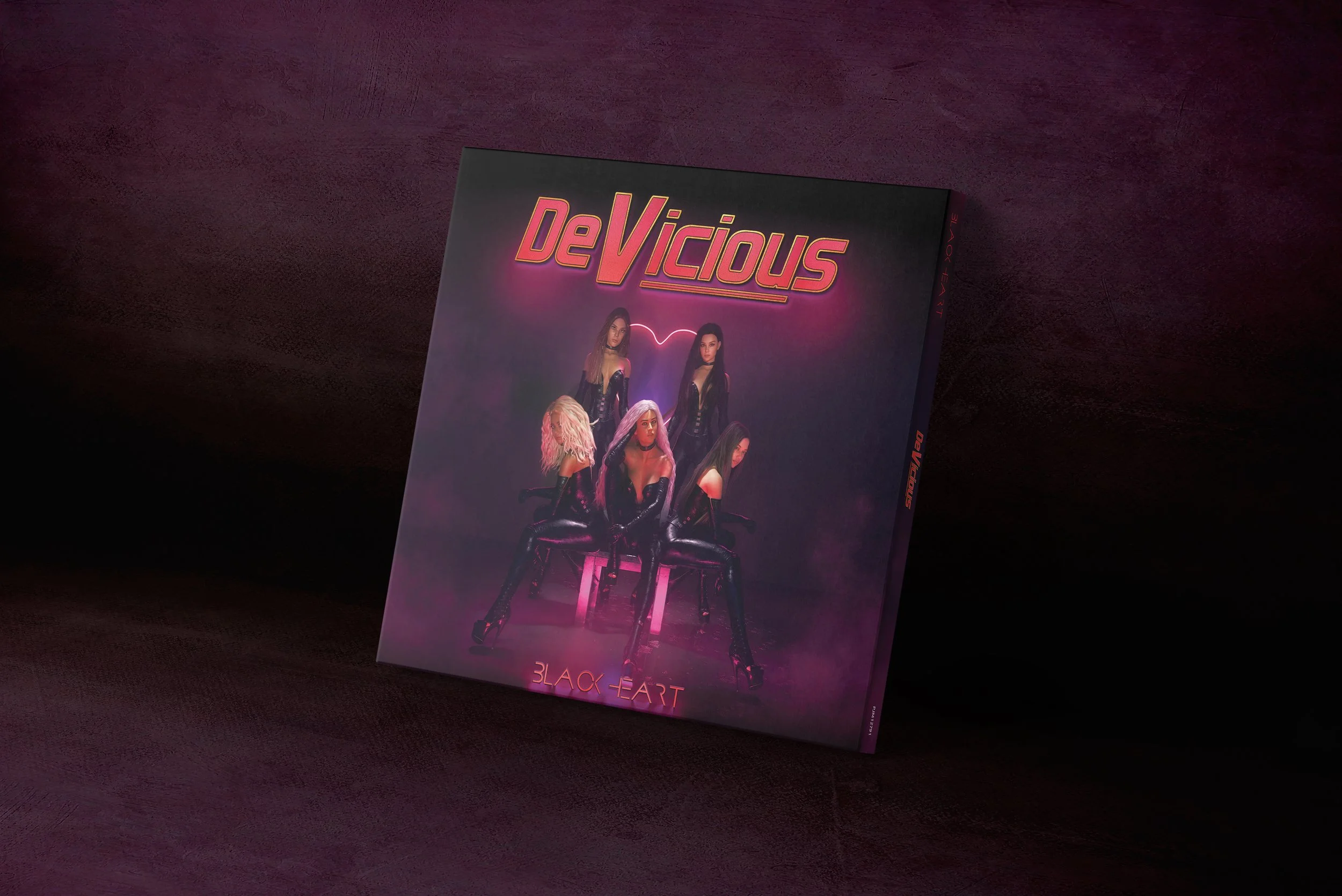 DeVicious - Black Heart (CD DIGIPAK) — DeVicious - Melodic Hard Rock